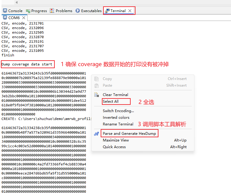 prase coverage data